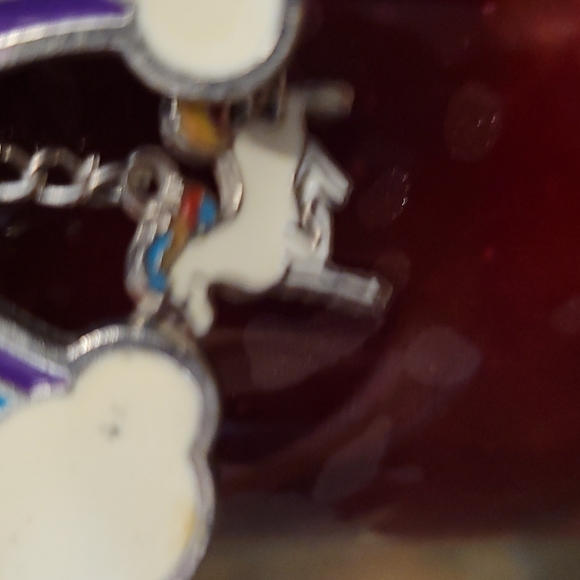 Rainbow 🌈 Running Unicorn in Clouds Necklsce - Picture 4 of 4